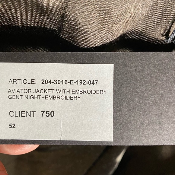 Haider Ackermann Blue Aviator Men’s Jacket Size small - Picture 6 of 9